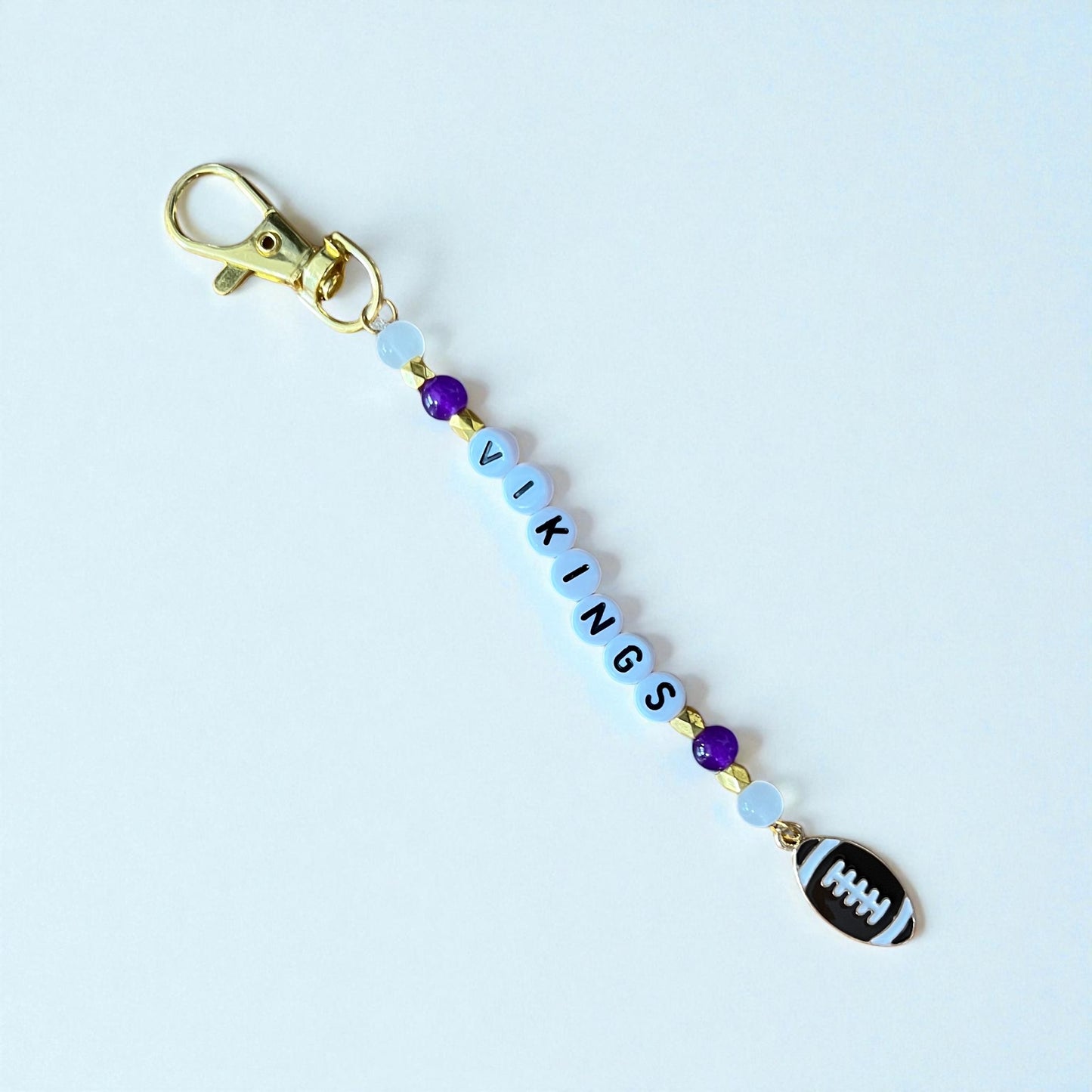 Football Keychains & Zipper Pulls