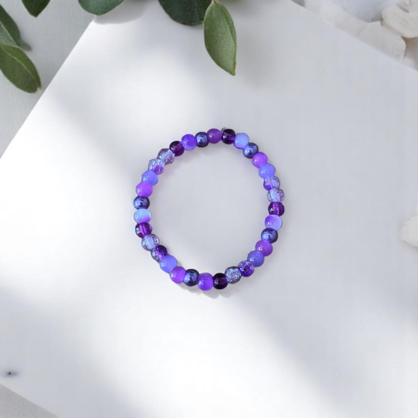 Glass Bead Bracelets By Color