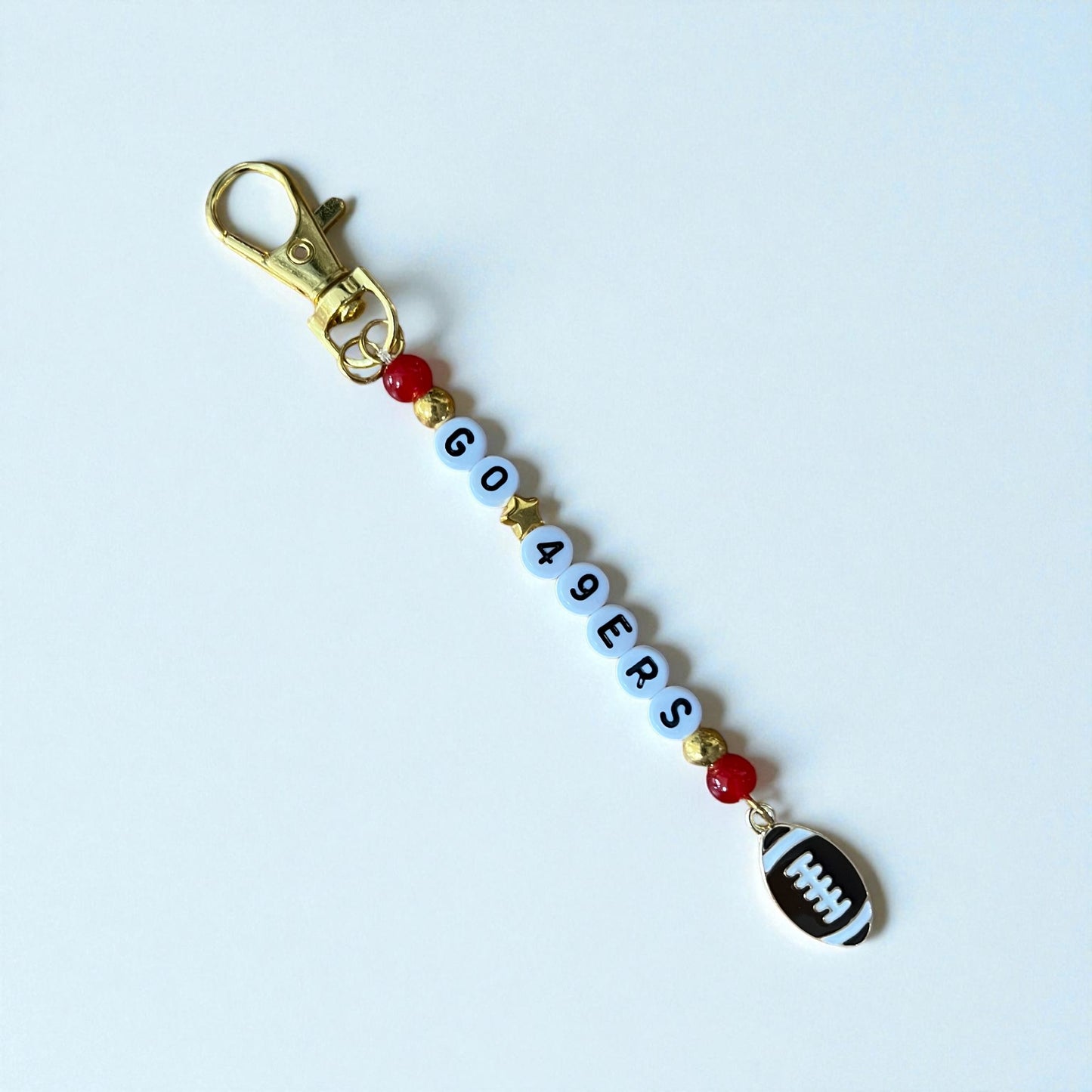 Football Keychains & Zipper Pulls