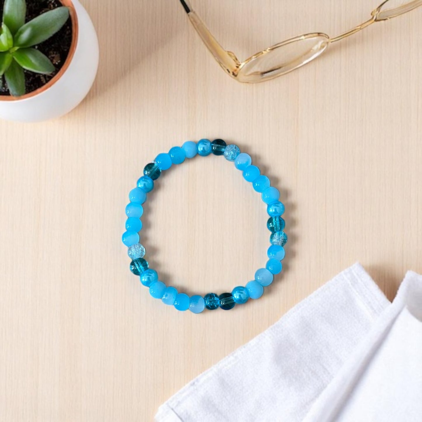 Glass Bead Bracelets By Color